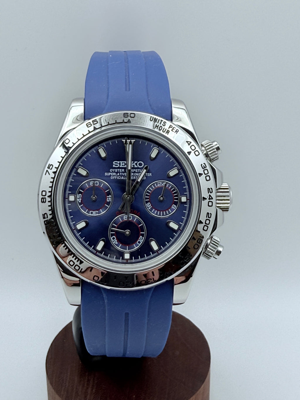 Seiko Mod Chronograph - Blue