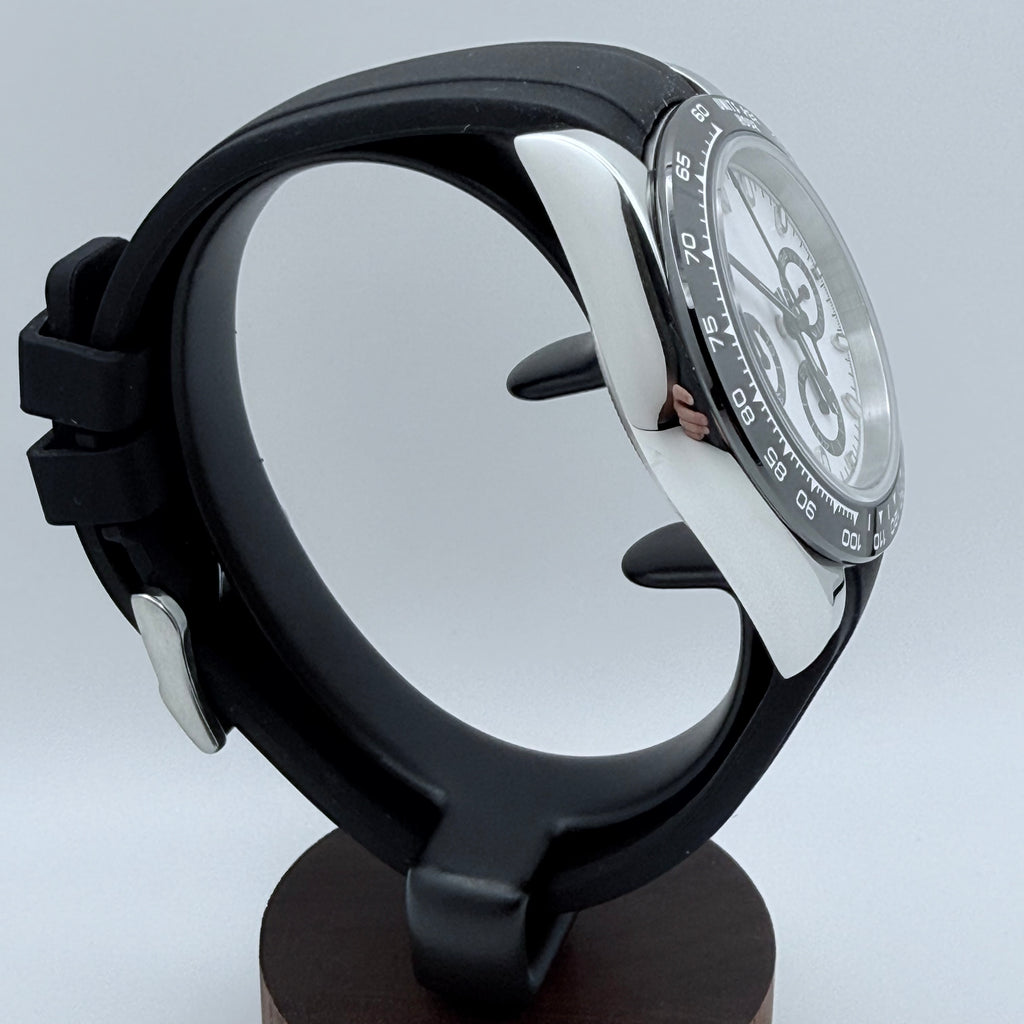 Pursuit Chronograph - White Panda Black Strap