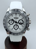 Pursuit Chronograph - White Panda - White Strap
